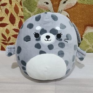 NWT Isis the grey spotted seal squishmallow 8"